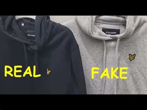 Lyle and Scott hoodie real vs fake. How to spot fake Lyle & Scott 